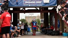 Hamlin en su primer entrenamiento
