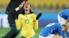 La 10 sudafricana en festejo emotivo