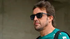 Fernando Alonso con Aston Martin