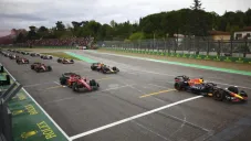 Escuderías probando la pista en Emilia Romagna