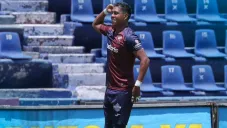 Jonathan Sánchez en celebración de gol