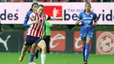 Chivas enfrentando al Necaxa
