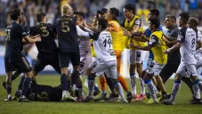 Pleito tras el juego entre Querétaro y Philadelphia Union