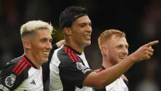 Raúl Jiménez jugando con el Fulham