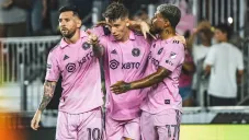 Inter Miami en celebración de gol