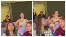 ¡Sin pudor! Aficionada realiza topless en el Sultanes de Monterrey vs Tecolotes de los Dos Laredos