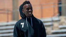 Davis en entrenamiento