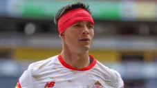 Valber Huerta abandona el Atlas vs Toluca por conmoción; había sido revisado por doctor de la Liga MX