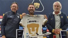 Silva y Mejía Barón en la presentación de Mohamed