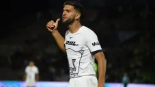 Licha Magallán en un partido de Pumas