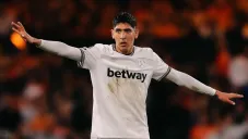 Álvarez jugó de titular en el triunfo del West Ham