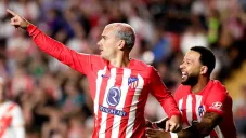 Los colchoneros celebrando