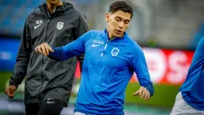 Arteaga fue titular ante la Fiorentina en la Conference League