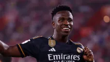 El brasileño en festejo de gol