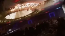 El candelabro comenzó el incendio de la boda en Irak