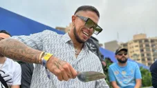 ¿Carlos Salcedo sigue 'enfiestado'? Así llegó el defensa de Cruz Azul al Alfonso Lastras