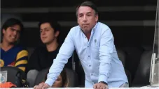 Azcárraga desde su palco en el Estadio Azteca