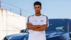 Bellingham con su nuevo auto