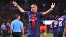 Mbappé jugando con el PSG