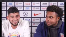 Weston McKennie se sorprende al escuchar a Ricardo Pepi hablar español