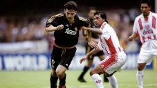 Fernando Morientes en el encuentro ante Necaxa en el año 2000