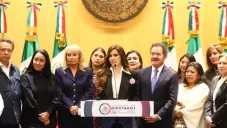 Gloria Trevi acudió a la Cámara de Diputados