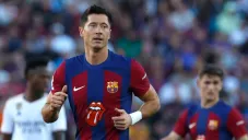 Lewandowski había sufrido una lesión en el tobillo