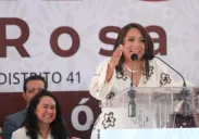 Carmen de la Rosa anunció que participará en el próximo proceso interno de Morena