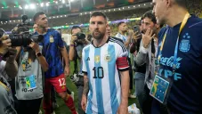 Messi en la trifulca del Maracaná