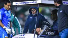 Lucas Romero salió noqueado del partido ante Santos