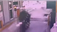 Accidente en la caseta Tlalpan