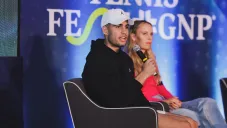 Carlos Alcaraz previo a su duelo en el Tennis Fest GNP 2023