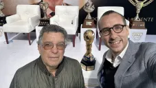 Riestra junto a Emilio Maurer