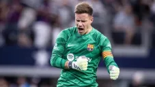 El arquero alemán en partido