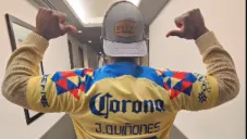 Arozarena mostrando su apoyo a Julián Quiñones