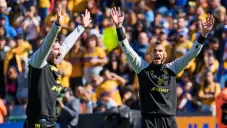 Gignac y Guzmán en entrenamiento