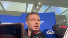 Anselmi en su llegada a la CDMX