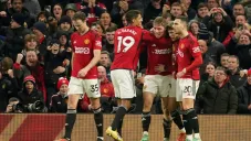 El festejo del equipo local