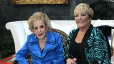 Silvia Pinal con su hija Sylvia Pasquel