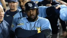 Randy Arozarena con los Tampa Bay Rays