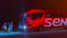 Este era el autobús donde viajaban los inmigrantes