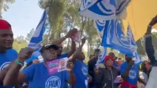 Los haitianos presentes en el evento