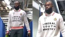 ¡Qué elegancia! Jaylen Brown, estrella de los Celtics, 'presume' suéter con escudo de Chivas