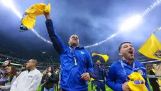 Jardine celebra el campeonato conseguido con América