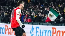 Santiago Giménez se lleva el mejor gol de diciembre del Feyenoord