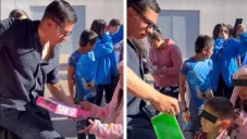 Luis Malagón se 'viste' de Rey Mago y regala juguetes a decenas de niños