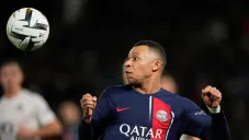 El delantero francés en partido