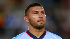 El futbolista paraguayo en partido