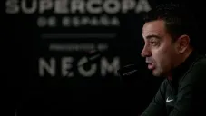 Xavi Hernández previo al juego ante el Real Madrid