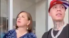 El rapero mexicano junto a la precandidata del PAN